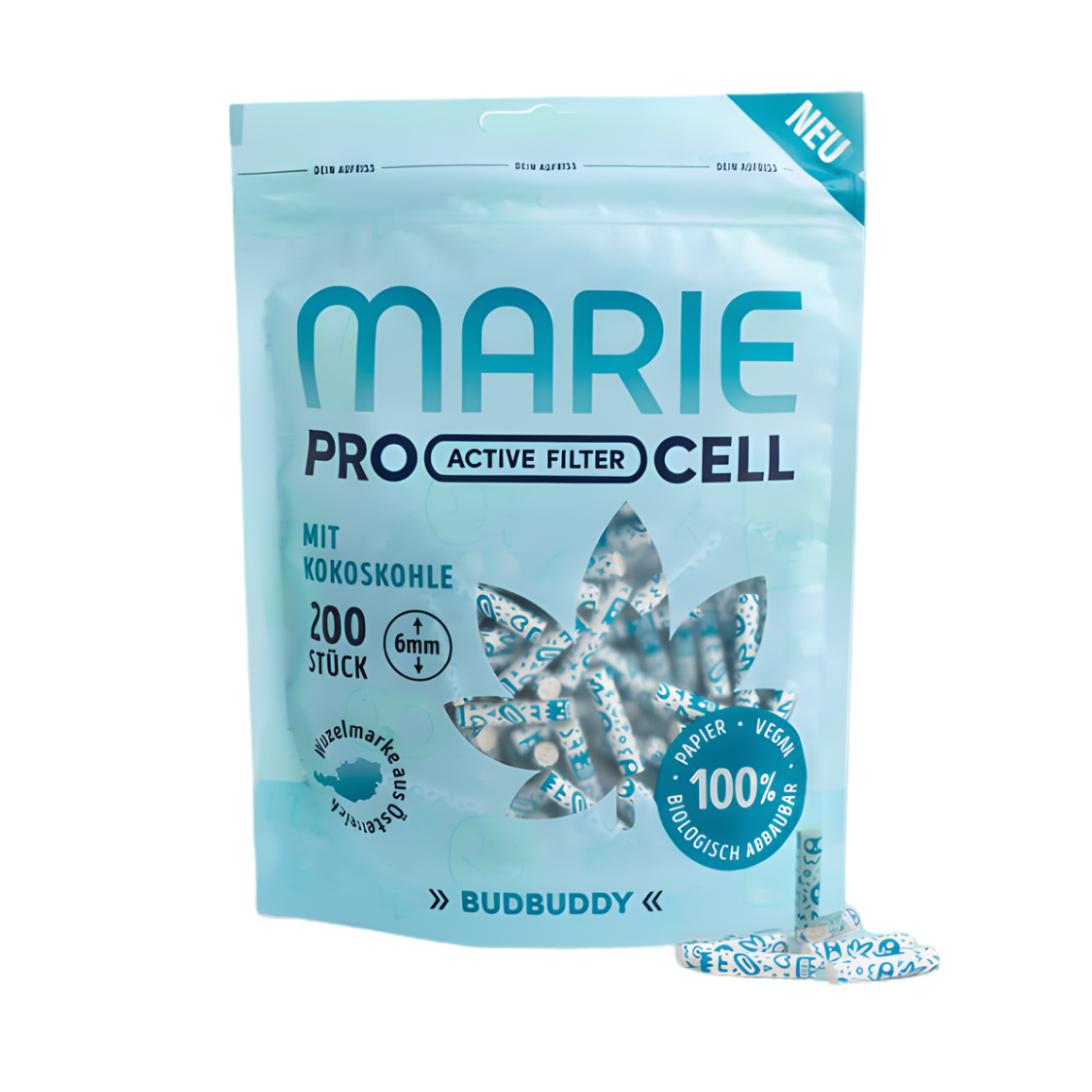 Artikelbild 1 des Artikels “MARIE Procell Active Filter Bud Buddy 200 Stück “