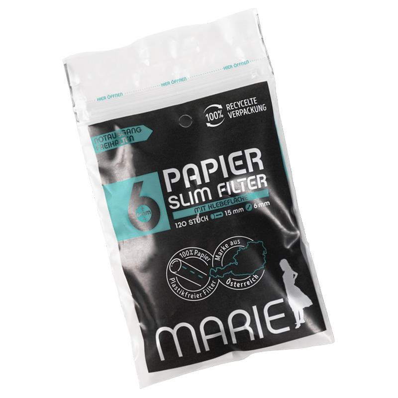Artikelbild 1 des Artikels “Marie Papier Slim Filter 6 mm 120 Stück “