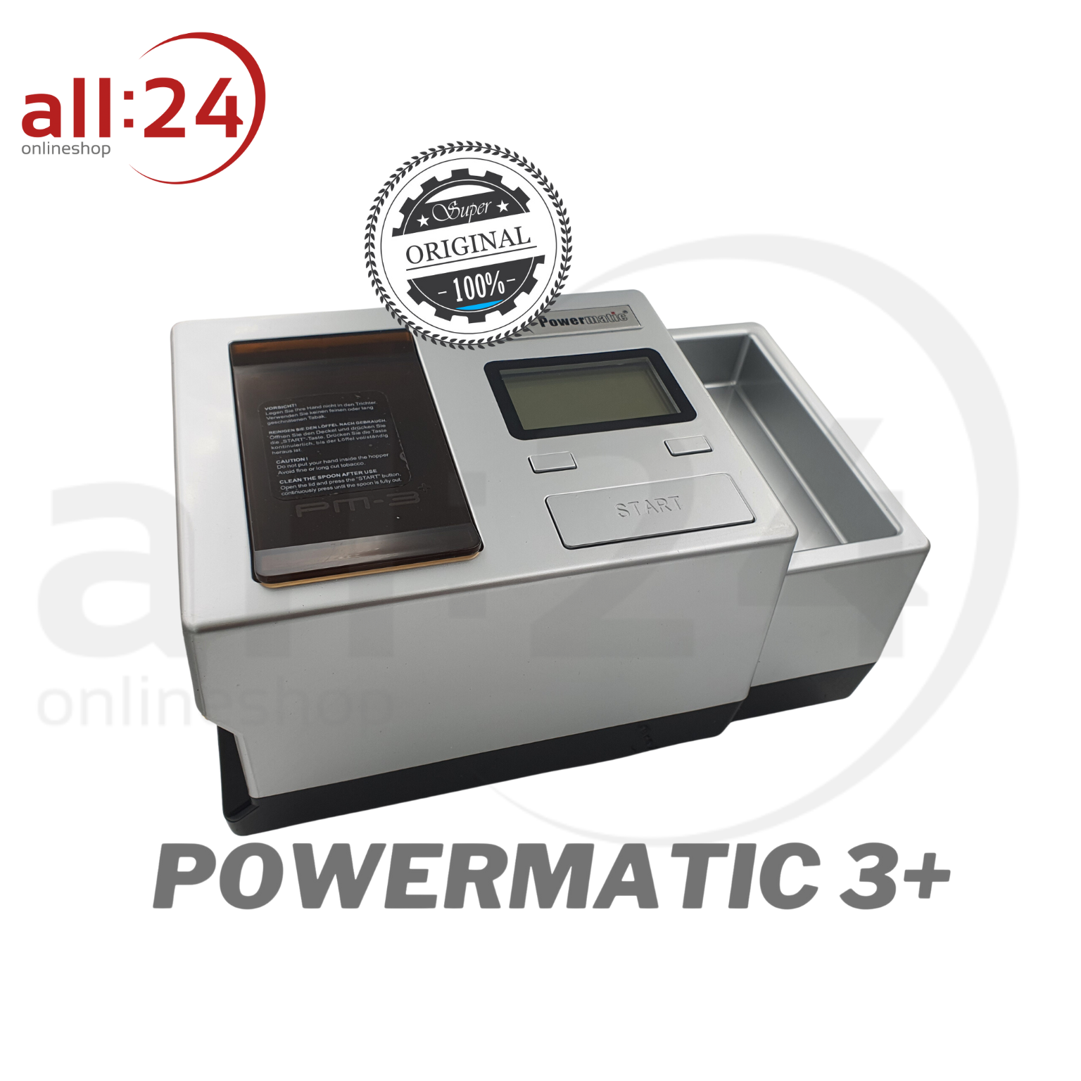 Powermatic 3+ - elektrische Zigarettenmaschine 