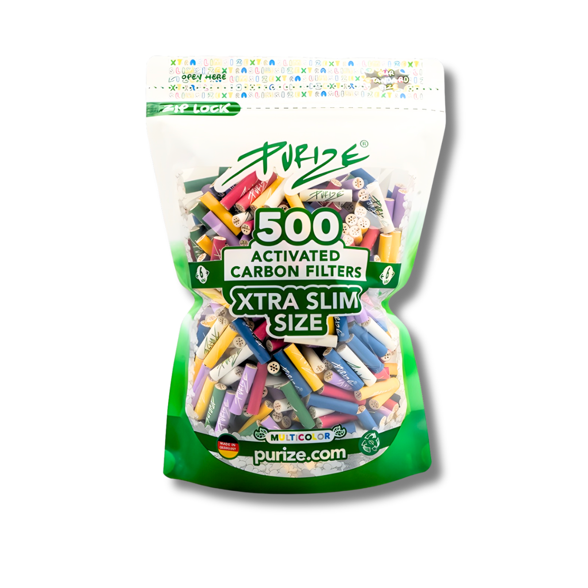 Artikelbild 1 des Artikels “PURIZE Xtra Slim Aktivkohlefilter 500 Stück Ø 6 mm “