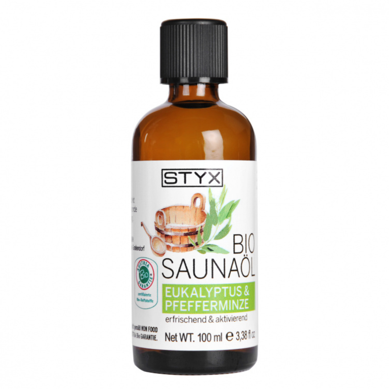 Styx Bio Saunaöl Eukalyptus Pfefferminze 100 ml 