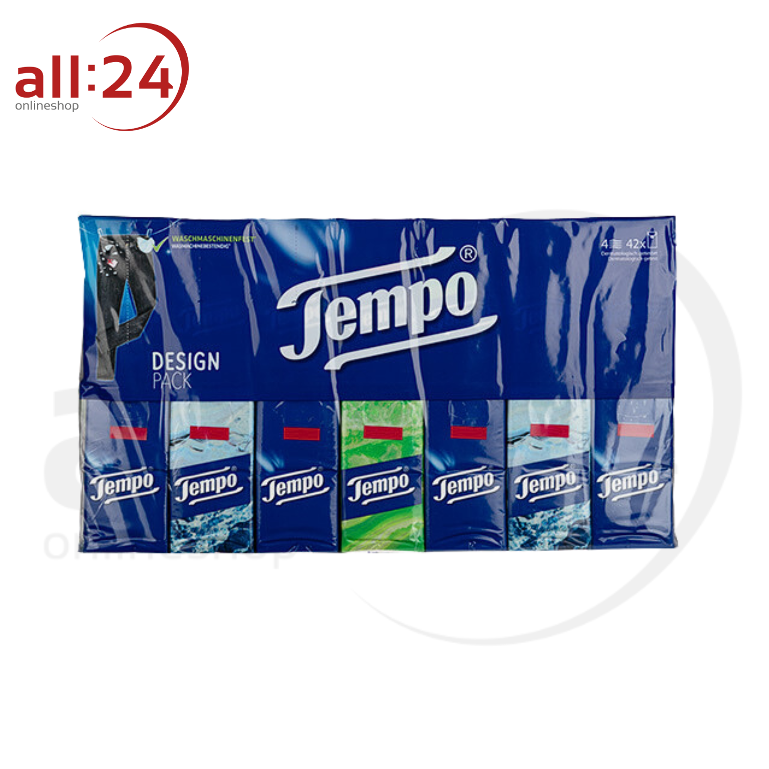Artikelbild 1 des Artikels “Tempo XL Vorteilspack 420 4-lagige Taschentücher (42x10 Stück) “