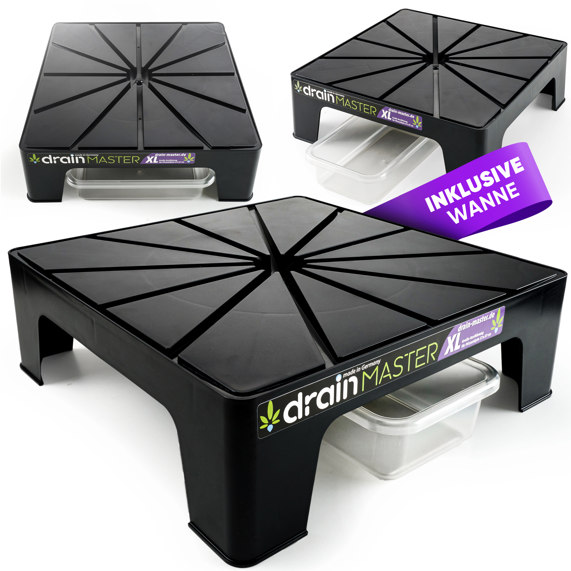 DrainMaster XL Abtropfständer inkl. Wanne 