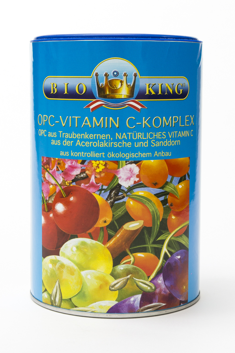 BioKing Bio OPC Vitamin C-Komplex Pulver 250-500g 