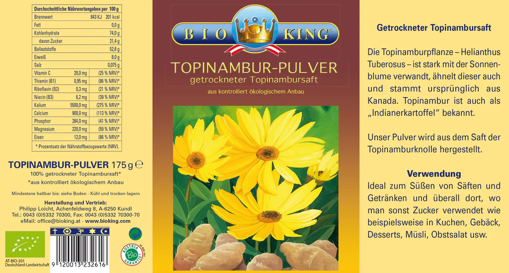 BioKing Bio Topinambur, 175g 