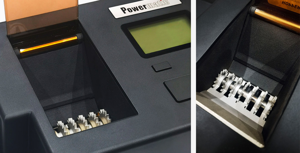 Powermatic 5 + Plus Stopfmaschine Silber 
