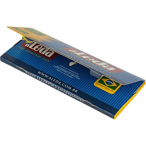Aleda Blue Size Zigarettenpapier Papers Transparent Box 30 Stück 