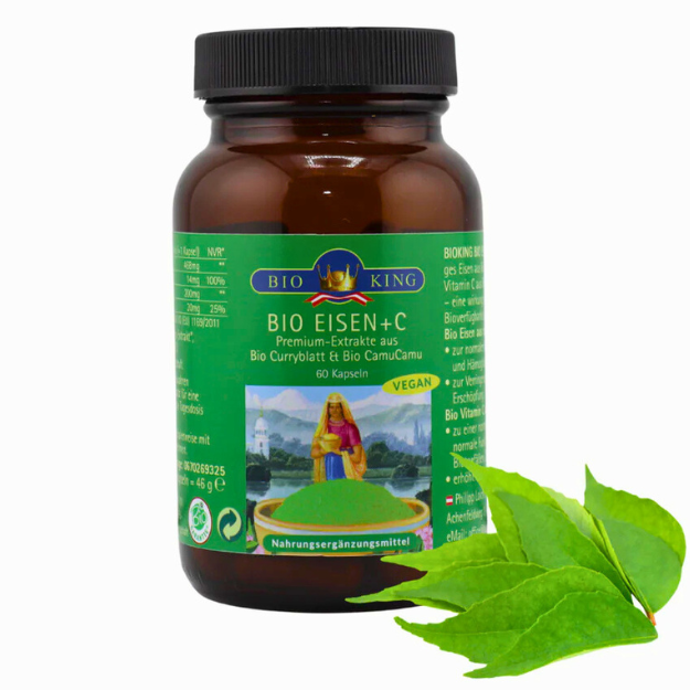 BioKing Bio Eisen mit Vitamin C 60 Kapseln 
