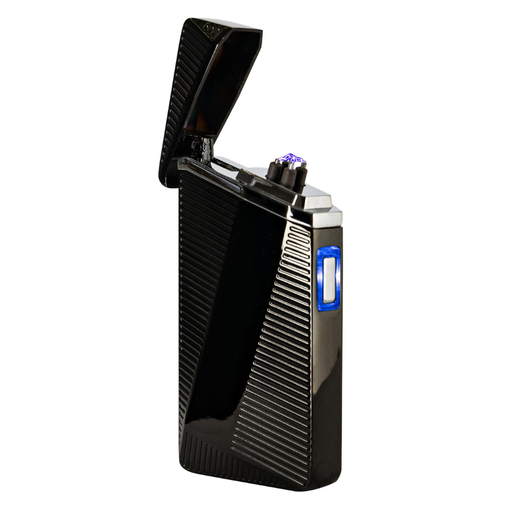 Formula Crocodile Lumina Double Arc Feuerzeug, Schwarz 22mAh 