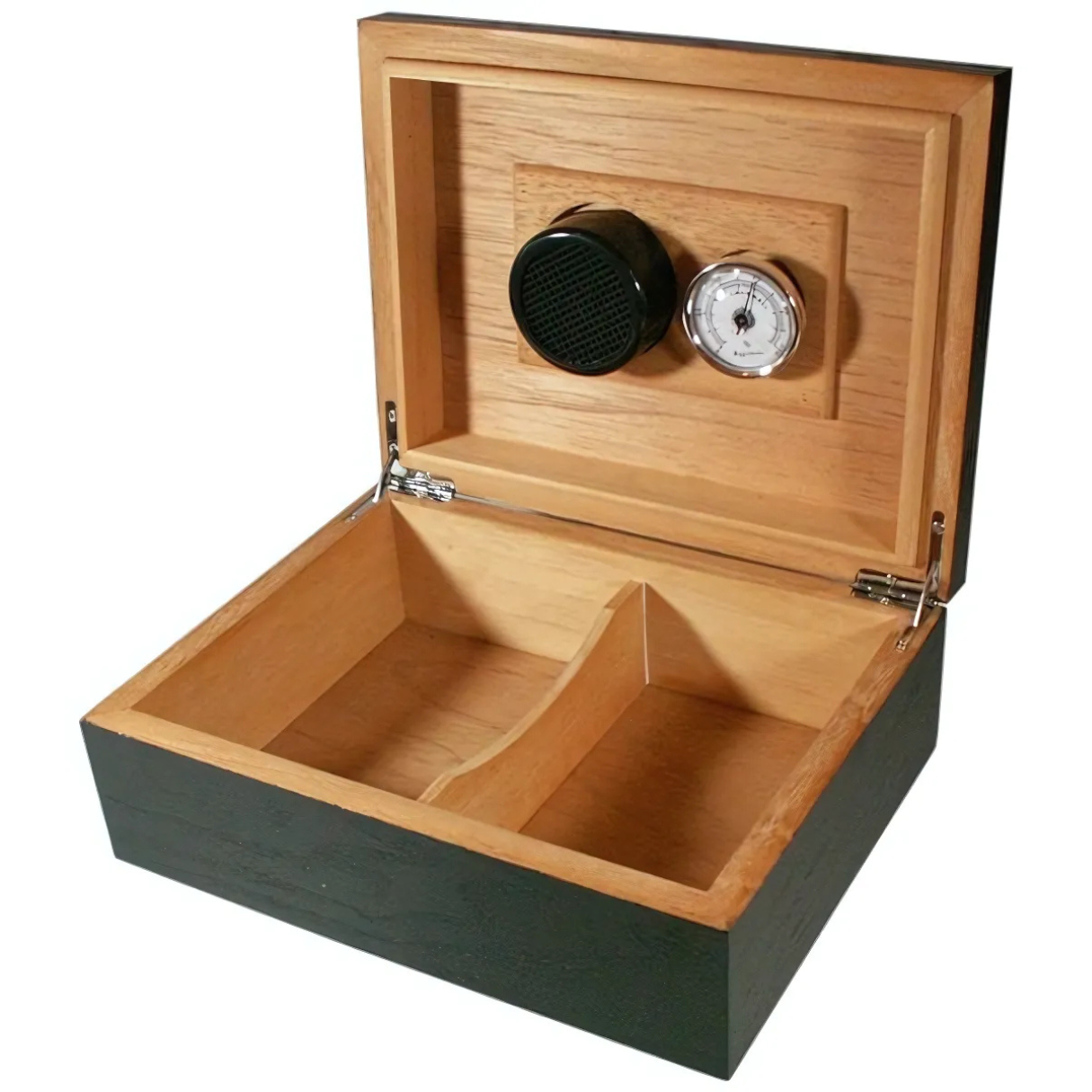 Humidor-Set Schwarz für 30 Zigarren 
