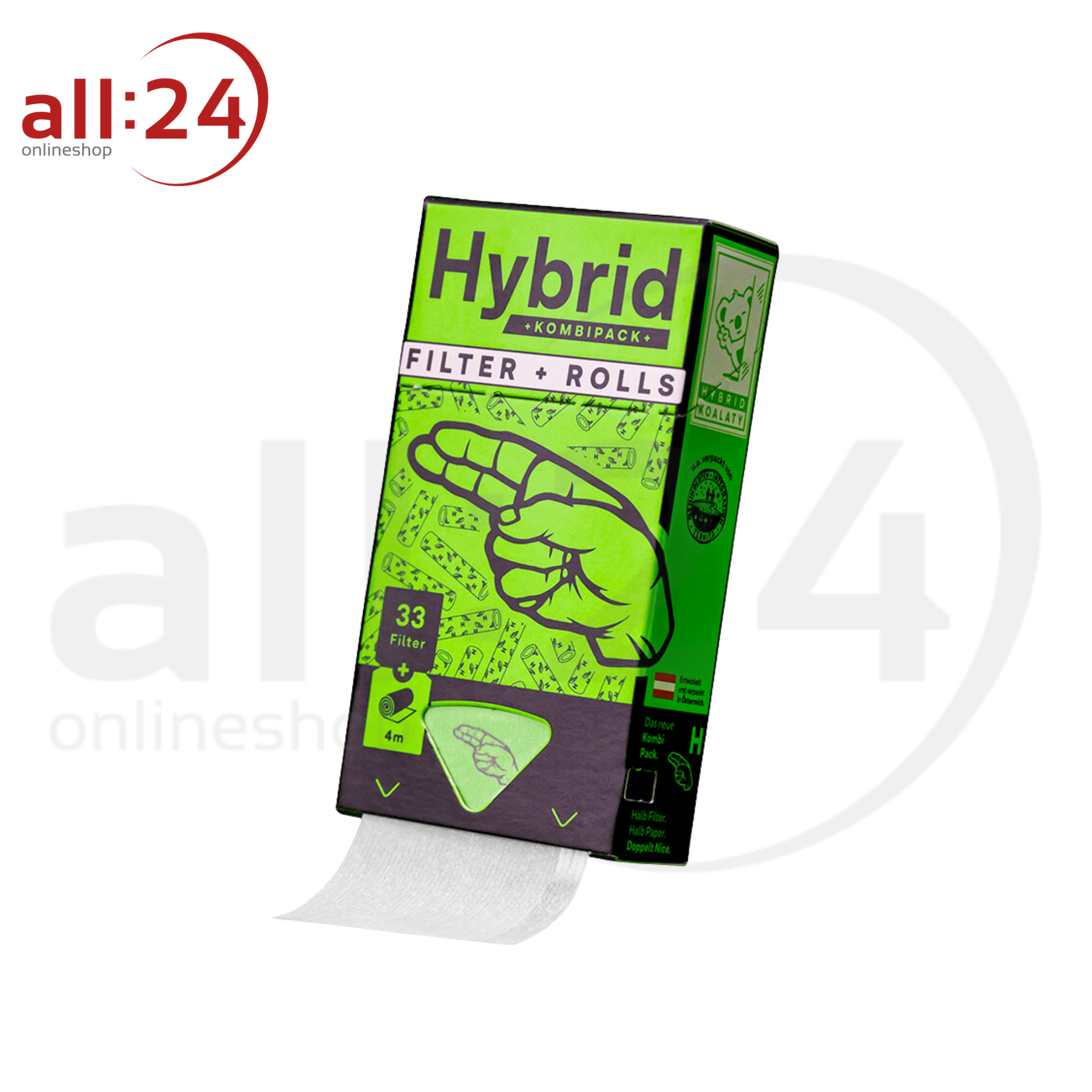 Hybrid Supreme Filter & Paper Rolls - Display mit 12 Boxen 