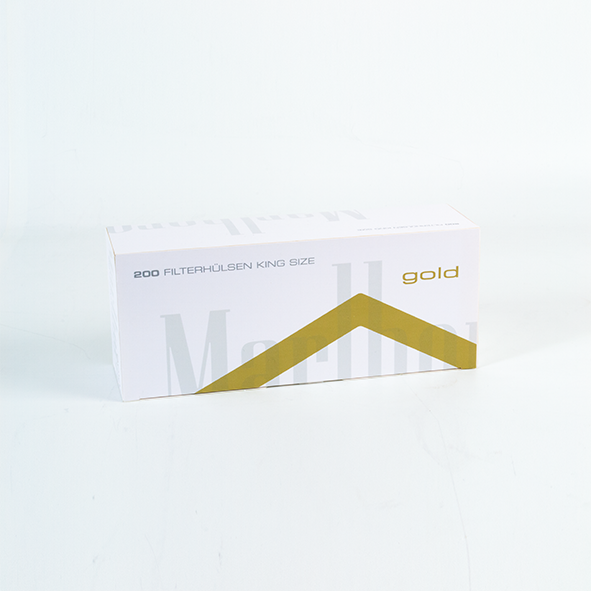 Marlboro Gold Hülsen - 1.000 Stück in 5 praktischen Packungen à 200 