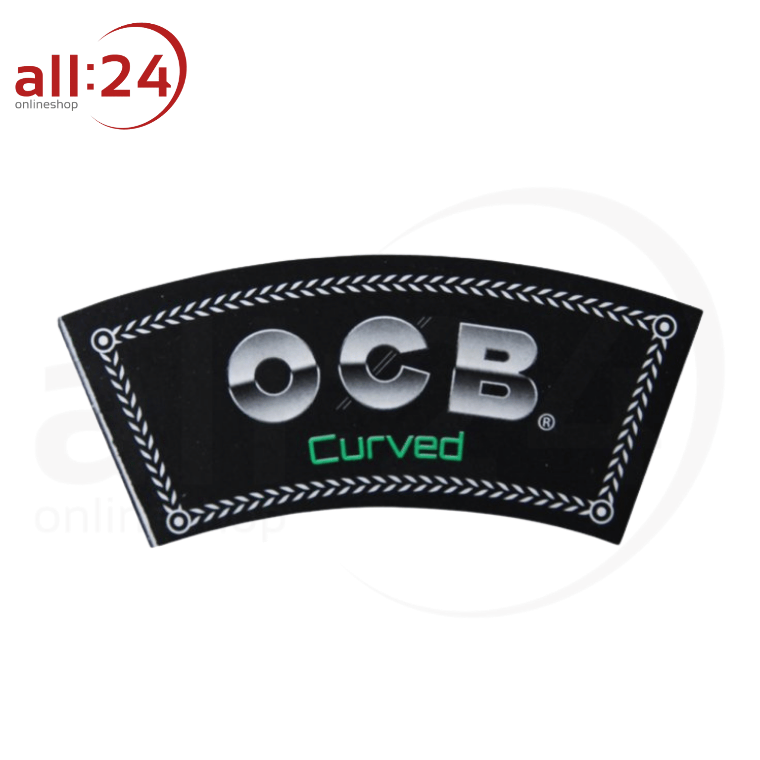 BOX OCB Filter Tips Premium Curved, perforiert in konischer Form - 20er Pack mit je 32 Stück 