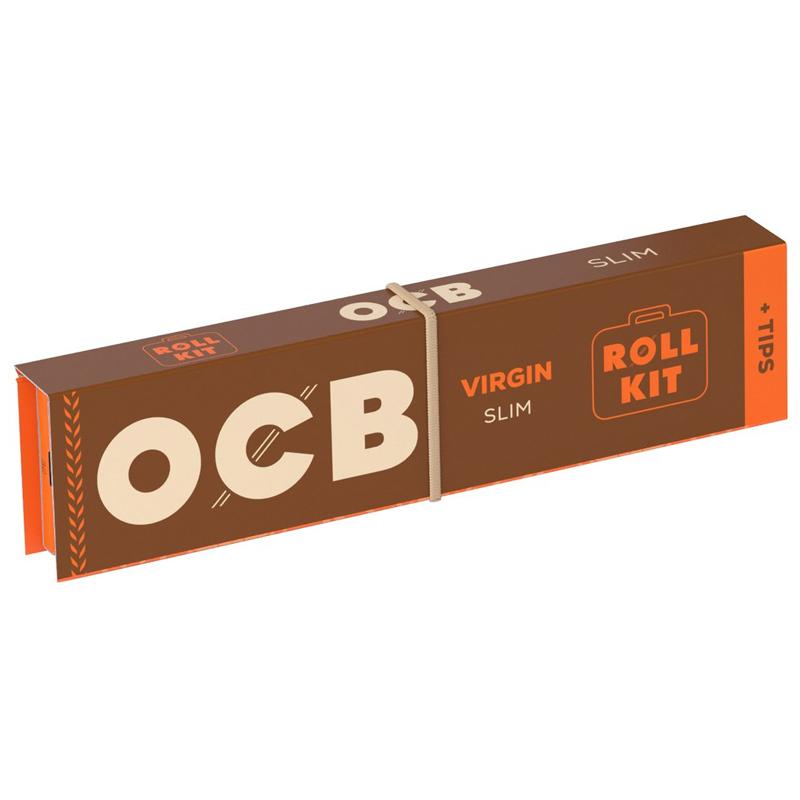 BOX OCB Unbleached Virgin Paper Rollkit 