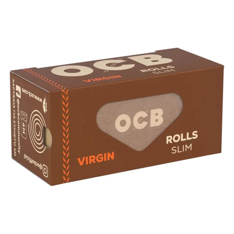 OCB Unbleached Virgin Paper Rolls 24er Pack 