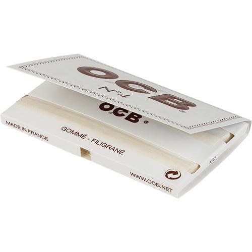 OCB Weiß Double Zigarettenpapier Slim Kurz 25 Hefte à 100 Blatt 