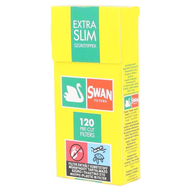 SWAN Extra Slim Flip Top - 20 Schachteln Zigarettenfilter 