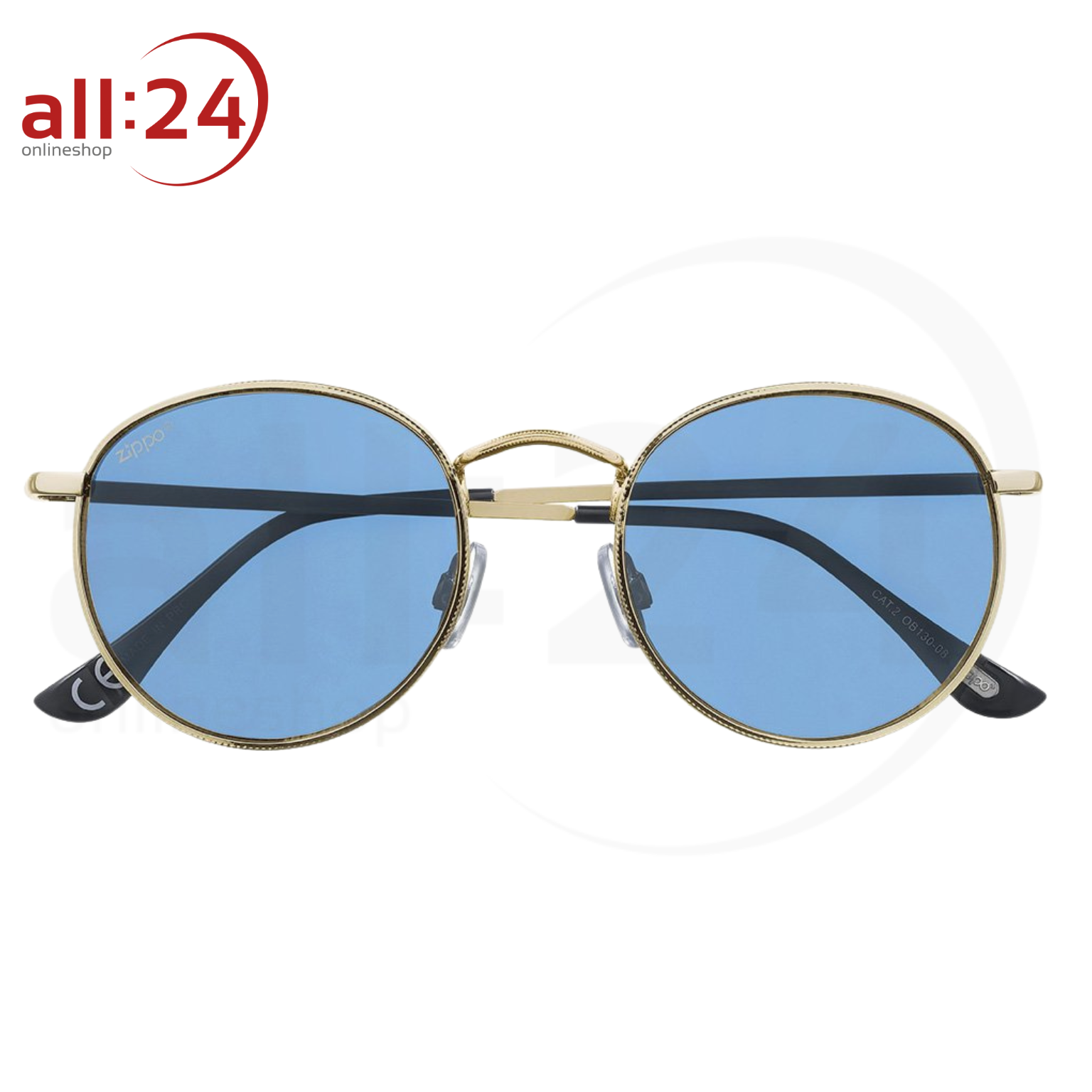 Zippo Sonnenbrille Sunglasses Vintage Style Hellblau 