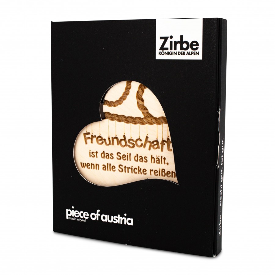 Zirbenherz Mini Freundschaft 
