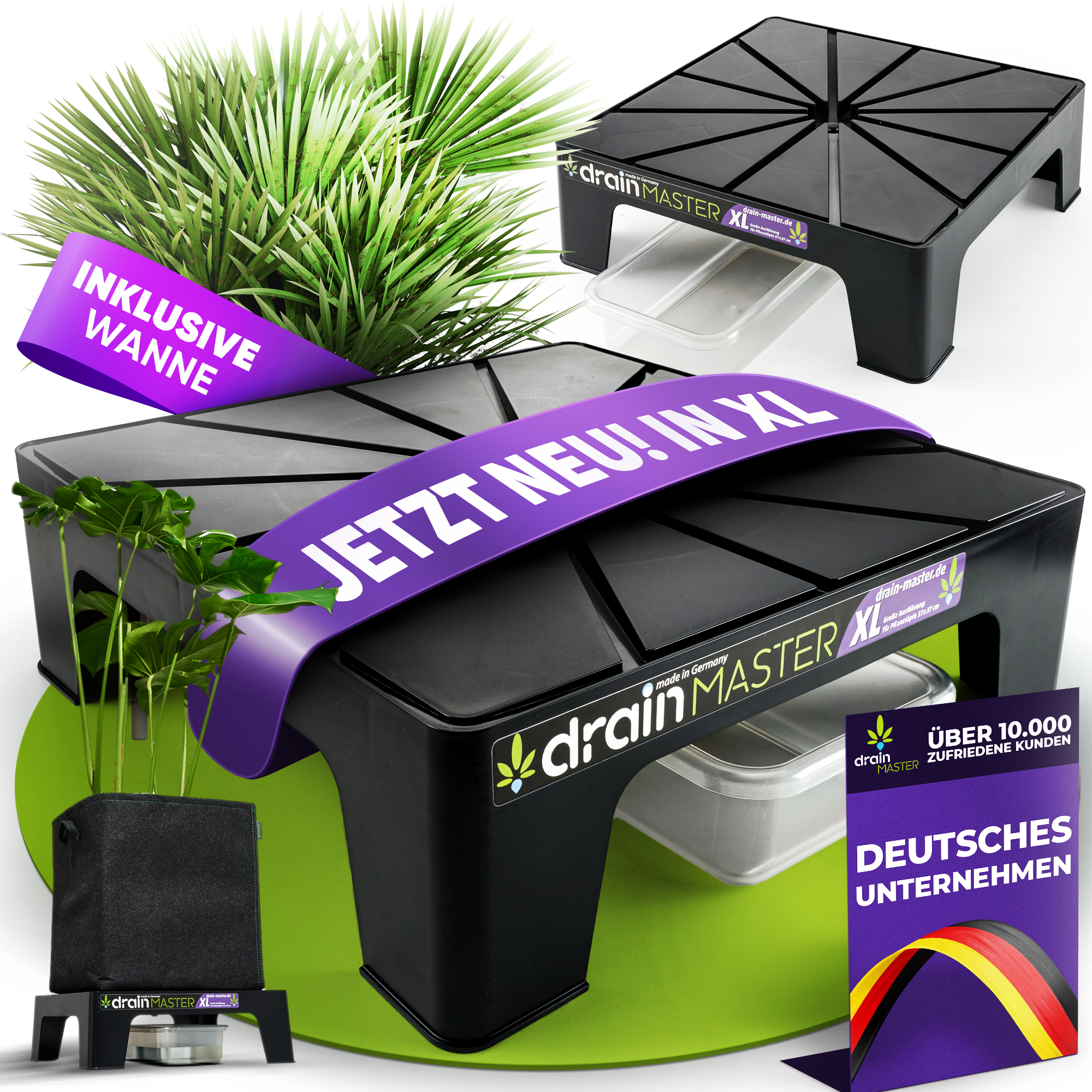 DrainMaster XL Abtropfständer inkl. Wanne 