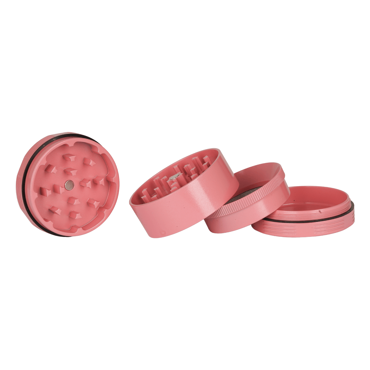 SLX Alu Mühle 4-Teilig, Flamingo Pink, 50.8mm Keramikbeschichtung 