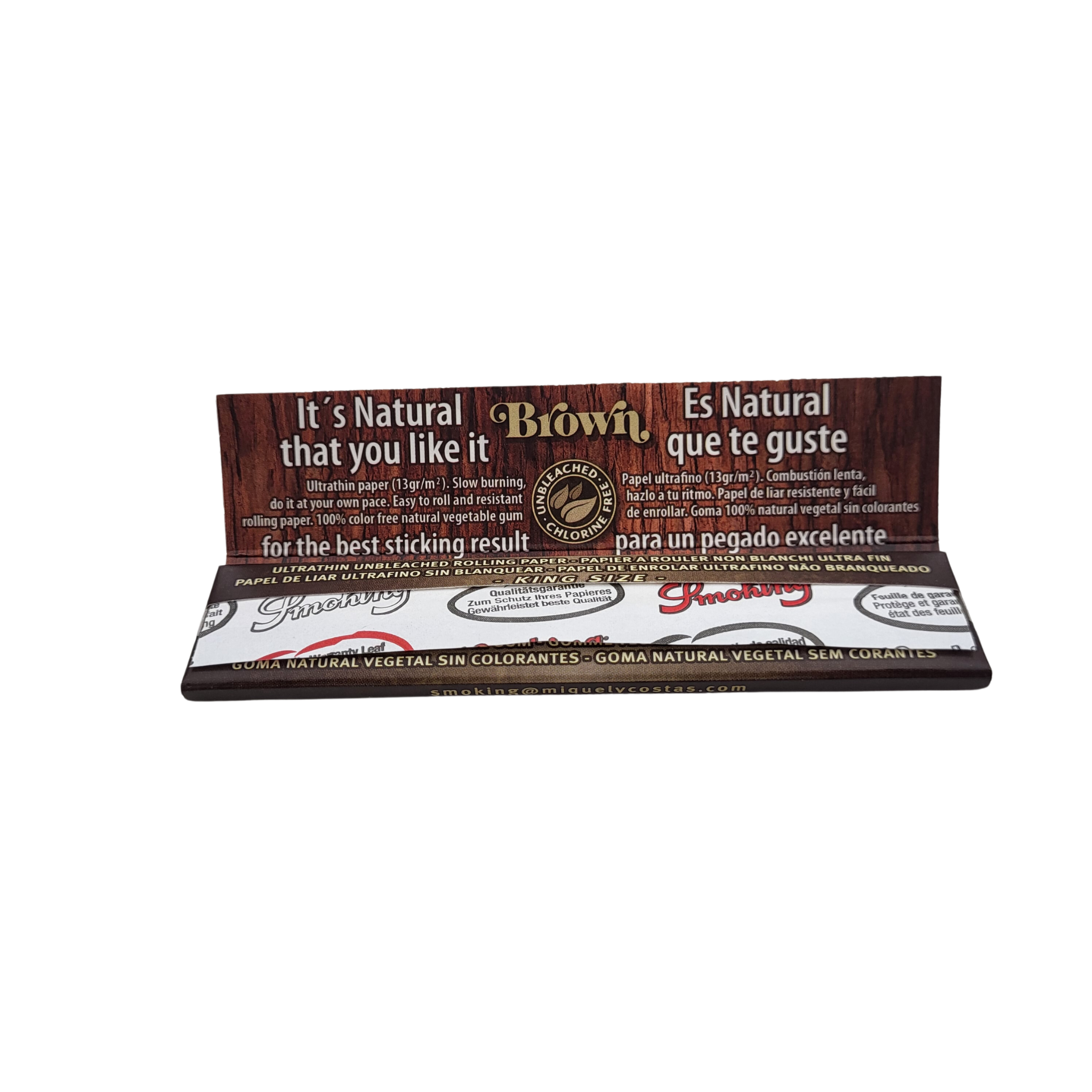 BOX Smoking Brown King Size, 50 Stück 
