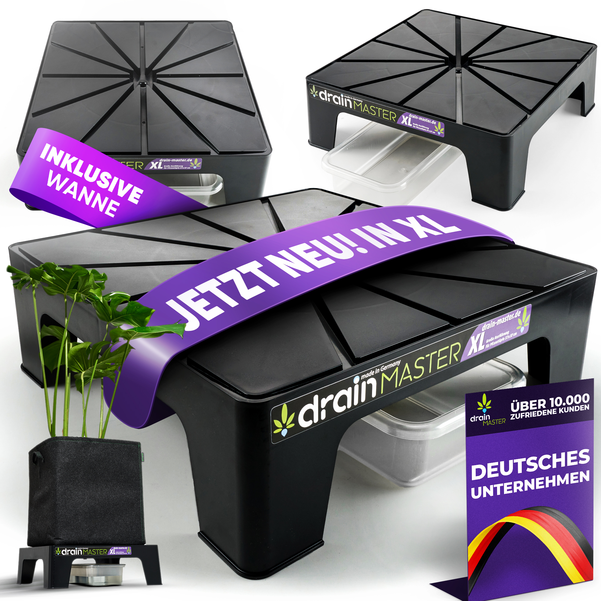 DrainMaster XL Abtropfständer inkl. Wanne 