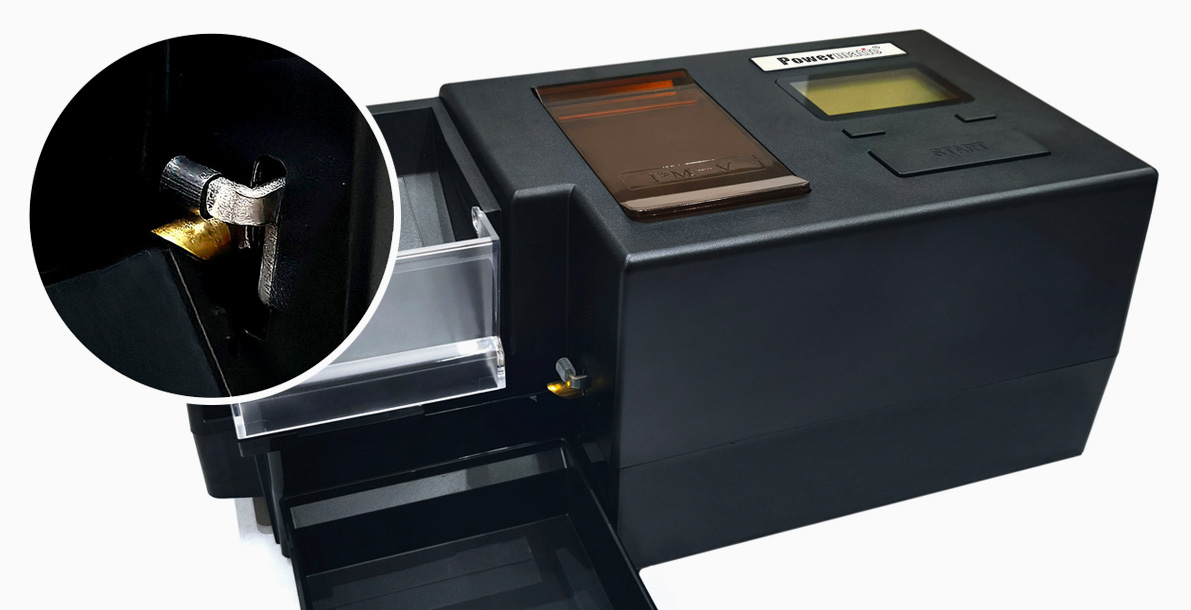 Powermatic 5 + Plus Stopfmaschine Schwarz 