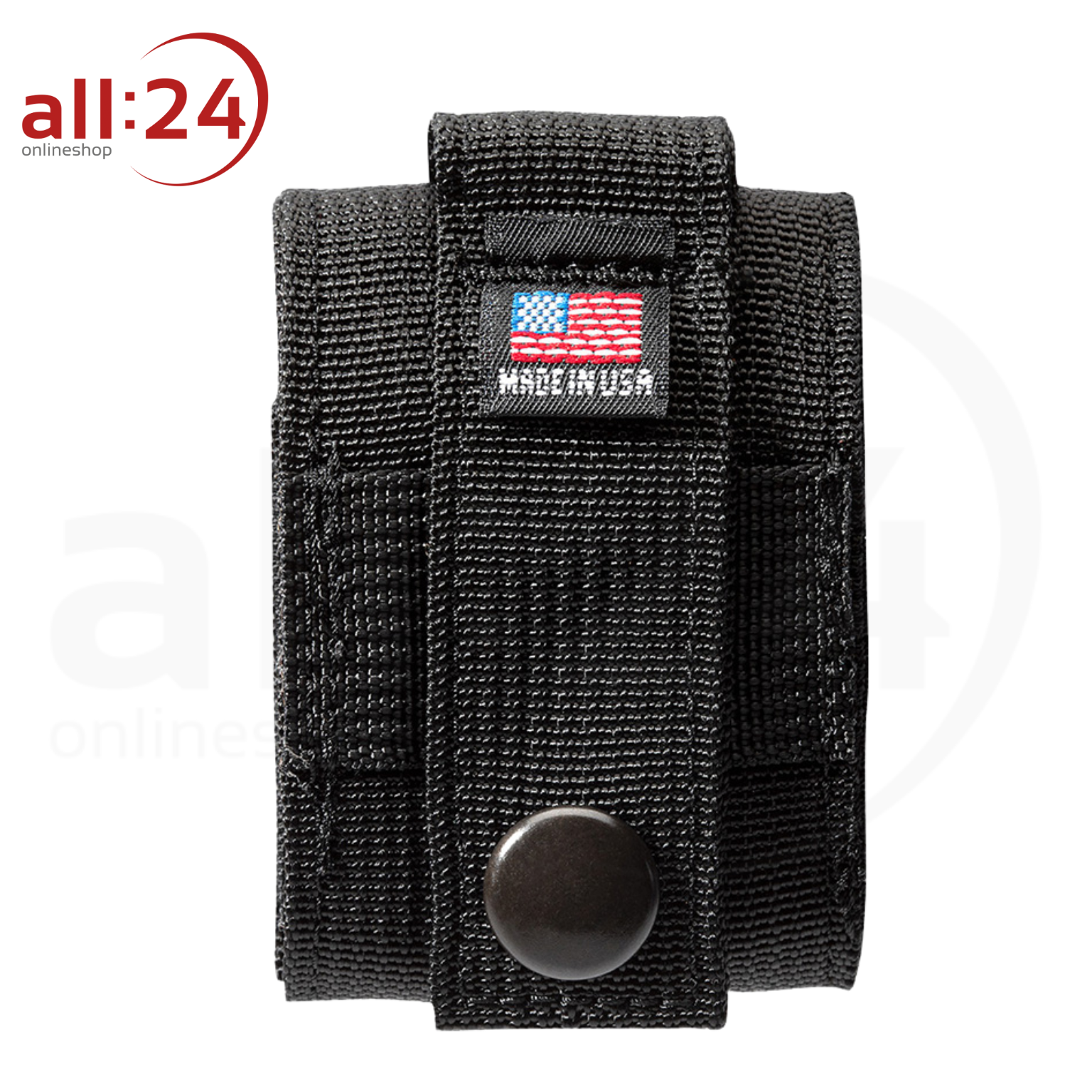 Zippo Tactical Pouch and Black Crackle® Schwarzer Feuerzeugbeutel mit Original Zippo Geschenkset 