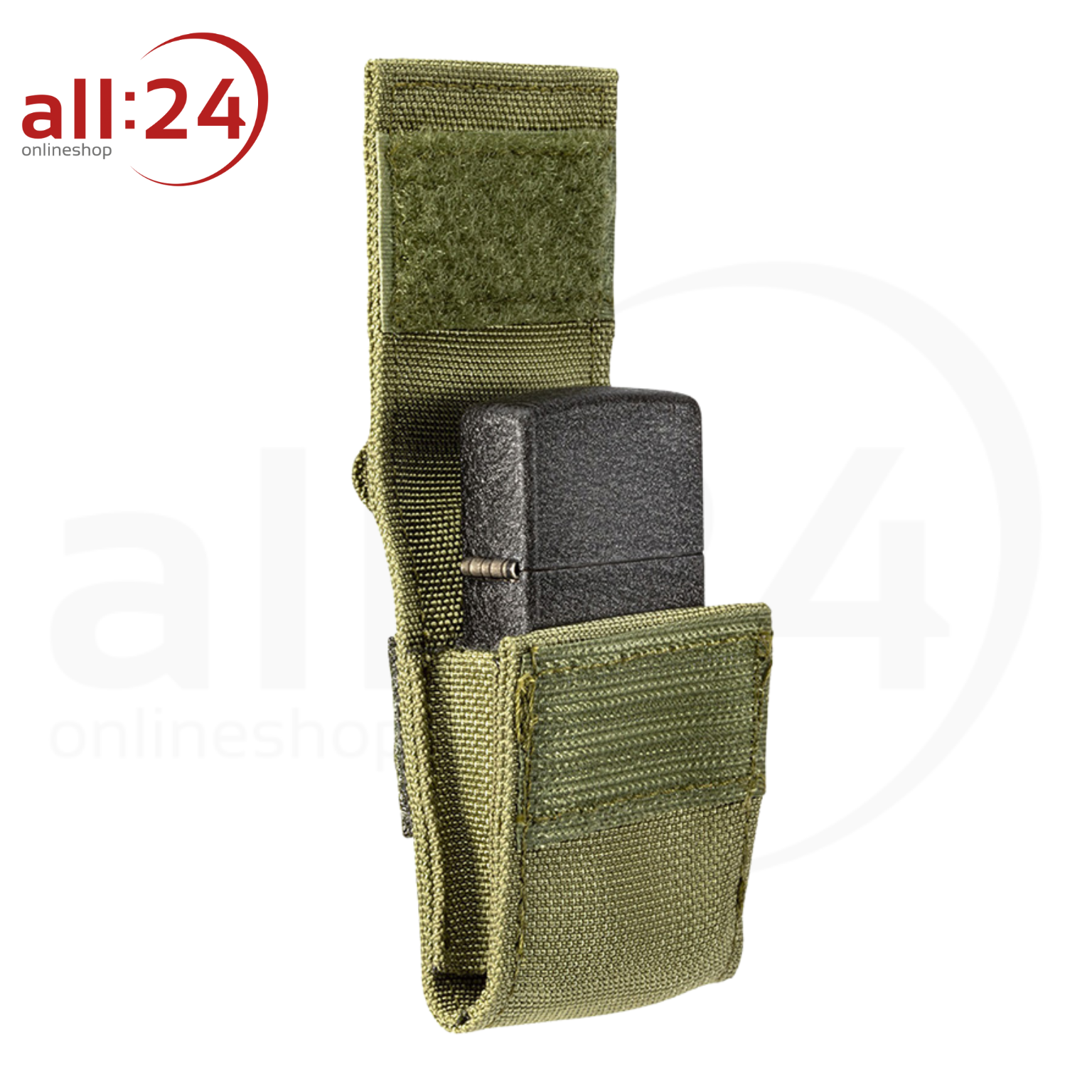 Zippo Tactical Pouch and Black Crackle® Brauner Feuerzeugbeutel mit Original Zippo Geschenkset 