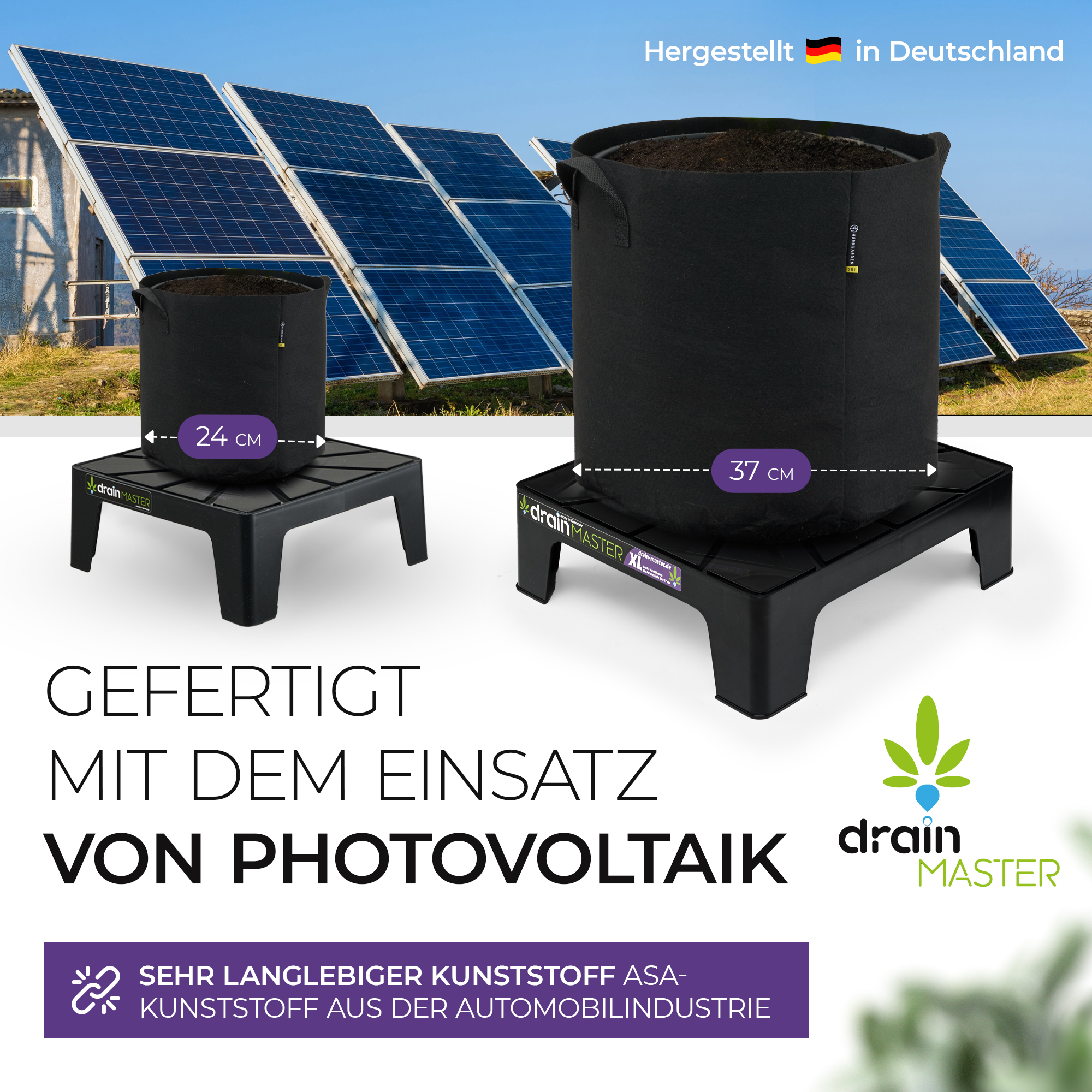 DrainMaster XL Abtropfständer inkl. Wanne 