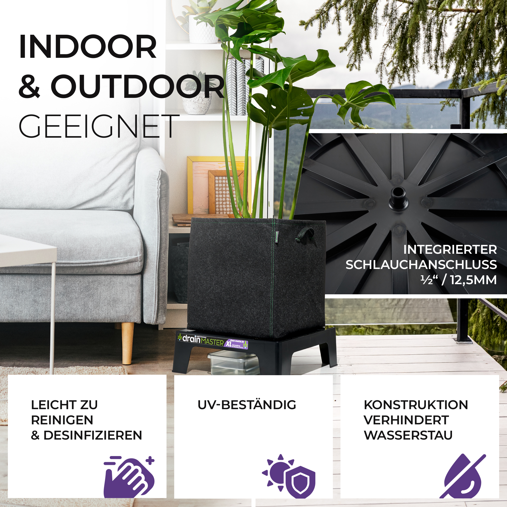 DrainMaster XL Abtropfständer inkl. Wanne 